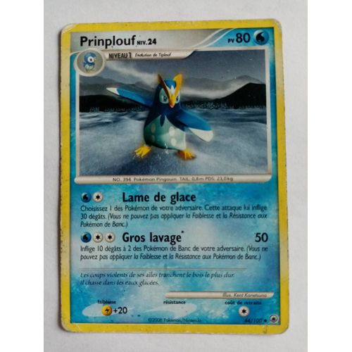 Carte Pokemon Diamant Et Perle - Aube Majestueuse : Prinplouf 44/100