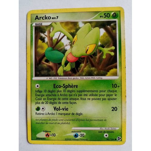 Carte Pokemon Diamant Et Perle - Duel Au Sommet : Arcko 90/106