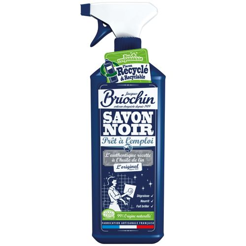 Savon noir pret a l'emploi - 750 ml - A l'huile de lin