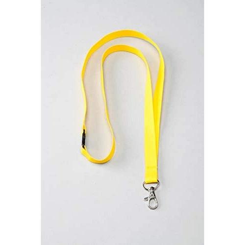 Avery 10 Tours De Cou Avec Mousqueton - 44 Cm De Long X 1,5 Cm De Large Jaune