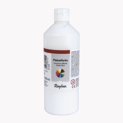 Peinture Pour Affiche Blanc Flacon De 500 Ml