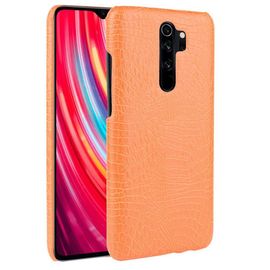 Xiaomi Redmi Note 8 Pro Étui Pour Classique Élégant Mode Classique D'alligator Compatibilité Housse De Protection Anti Éraflure - Couleur Orange