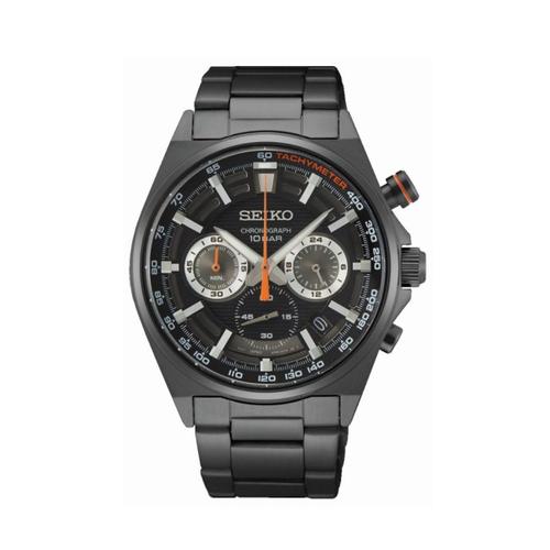 Montre Homme Seiko Sport En Acier Noir