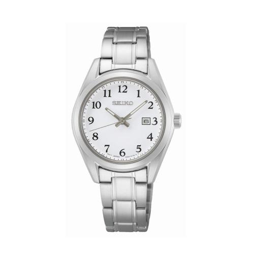 Montre Femme Seiko Classique En Acier Gris