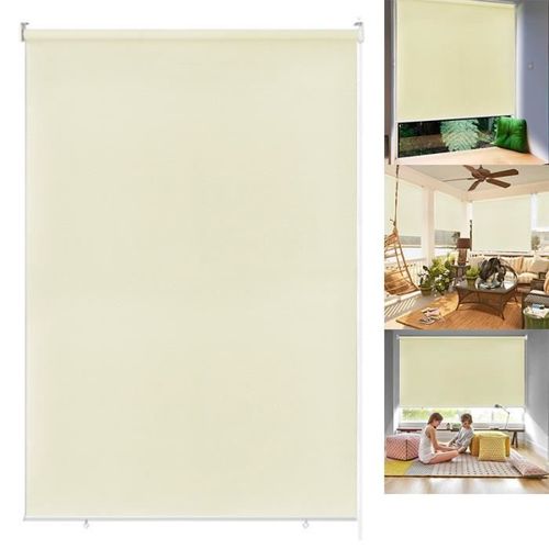 Yuenfong Store Exterieur - Store Déroulant Vertical Pare-Vue Pour Balcon Protection Solaire Protection Uv 180 X 240 Cm, Beige