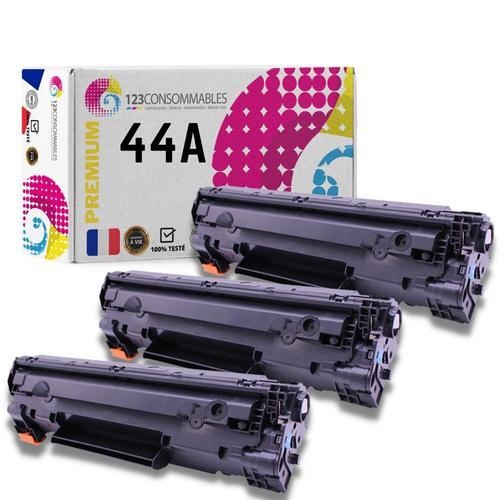 Pack 3 Toners compatible avec HP 44A noir