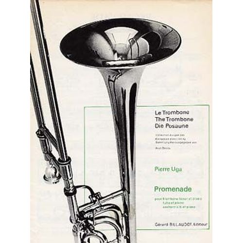 Promenade Pour Trombone Ténor Et Piano - Tuba Et Piano - Saxhorn Sib Et Piano