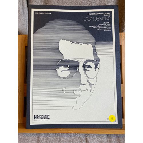 Don Jenkins Volume 1 Partition Orgue Jazz All Organ Éditions Hal Léonard 1975