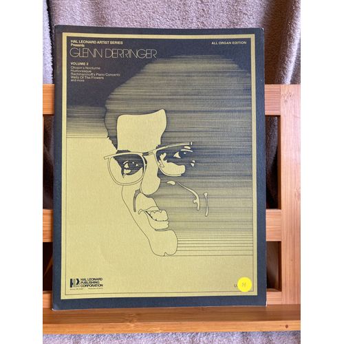 Glenn Derringer Vol. 2 Partition Orgue Jazz All Organ Éditions Hal Léonard 1975