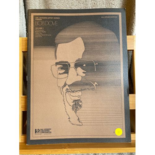 Bob Dove Vol. 1 Partition Orgue Jazz All Organ Éditions Hal Léonard 1975