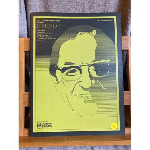 Lenny Dee Vol. 1 Partition Orgue Jazz All Organ Éditions Hal Léonard 1977