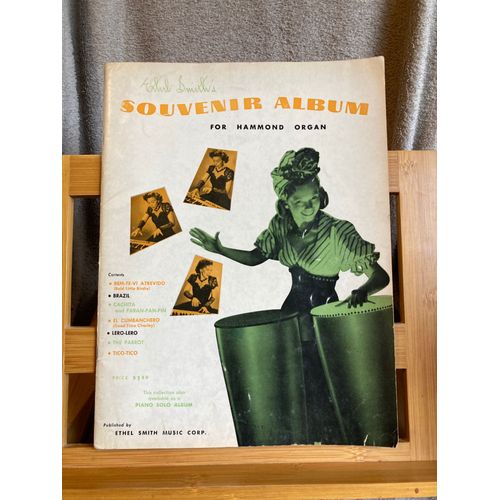 Ethel Smith's Souvenir Album Partition Orgue Hammond Ethel Smith Music Corp