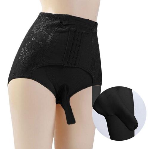 Culotte Sexy En Dentelle Transparente Pour Homme, Sous-Vêtement Érotique Taille Haute Avec Poche À L'entrejambe