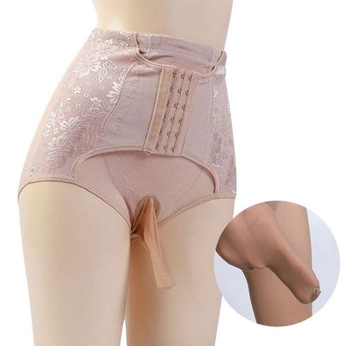 Culotte Sexy En Dentelle Transparente Pour Homme, Sous-Vêtement Érotique Taille Haute Avec Poche À L'entrejambe