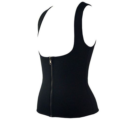 Gilet Amincissant En Néoprène Pour Femmes, Brûle Les Graisses, Sexy, Sculpte Le Corps, Amincissant, Sous Le Buste, Cintré À La Taille, Fermeture Éclair, Tops, 2019