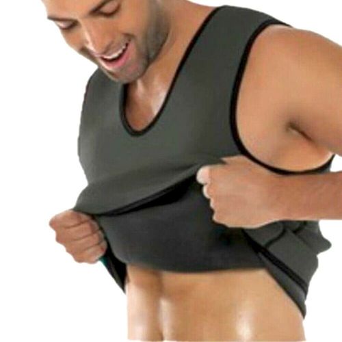 Vêtement De Sport En Néoprène Pour Hommes, Gilet Sauna, T-Shirt Ultra Transpirant, Modelant Le Corps, Cincher Amincissant