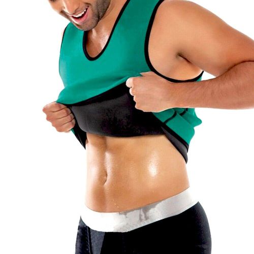 Vêtement De Sport En Néoprène Pour Hommes, Gilet Sauna, T-Shirt Ultra Transpirant, Modelant Le Corps, Cincher Amincissant