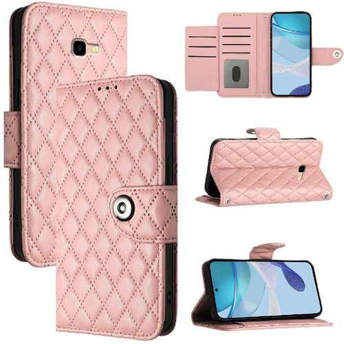 Étui Pour Samsung Galaxy J4 Plus Protection Élégante Antichoc Bande De Poignet Titulaire De La Carte Portefeuille Couverture - Couleur Orange