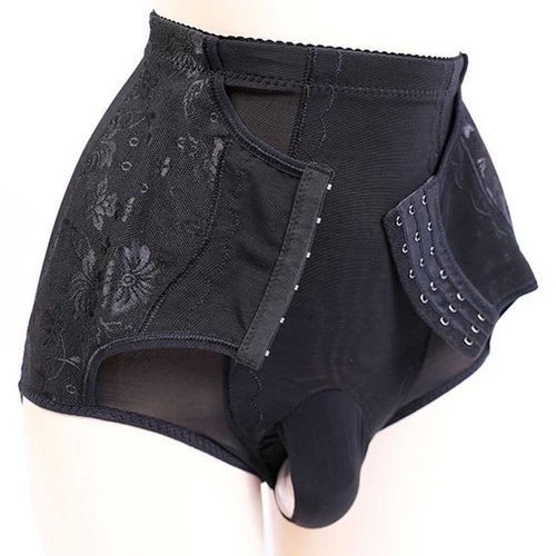 Sexy Hommes Sissy Culotte Voir À Travers Croix Dentelle Pénis Gaine Slips Mâle Entrejambe Poche Caleçon Gay Érotique Haute Wais Sous-Vêtements A5