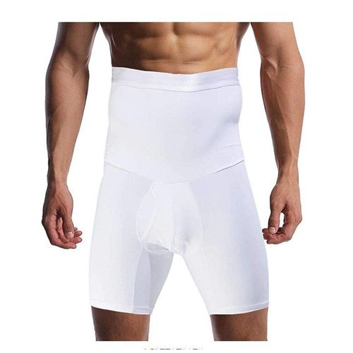 Boxer Taille Haute Pour Homme, Sous-Vêtement Amincissant, Façonnant Le Corps, Sans Couture, Ceinture Abdominale