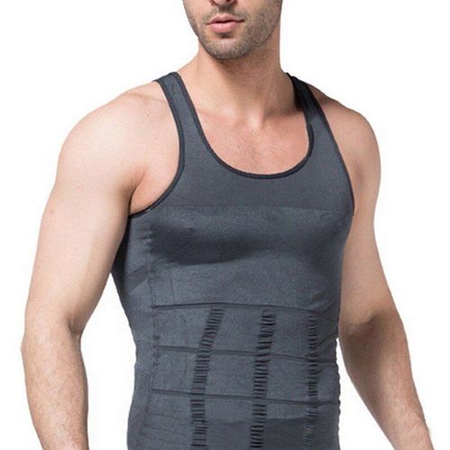 T-Shirt Amincissant Pour Hommes, Corset, Compression De L'abdomen, Contrôle Du Ventre, Cintré À La Taille, Sous-Vêtements De Sport