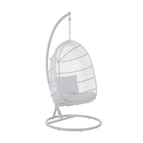 Fauteuil Suspendue 119x105x193 Cm En Métal Blanc - Kyoto
