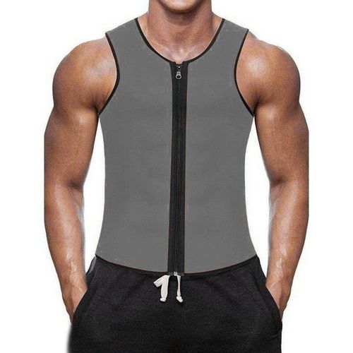 Hommes Sauna Gilet Entraînement Corps Shaper Abdomen Réduisant Shapewear Sueur Ceinture Formateur Ceinture Corset Débardeur Chemise Gros Brûlant