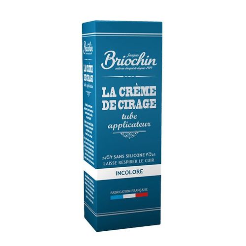 Crème de cirage avec applicateur Incolore