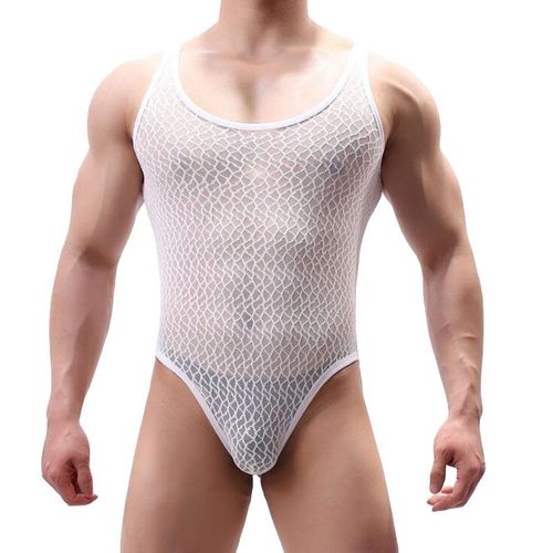 Body En Dentelle Transparent Pour Homme, Sous-Vêtement Façonnant, Erkek Korse