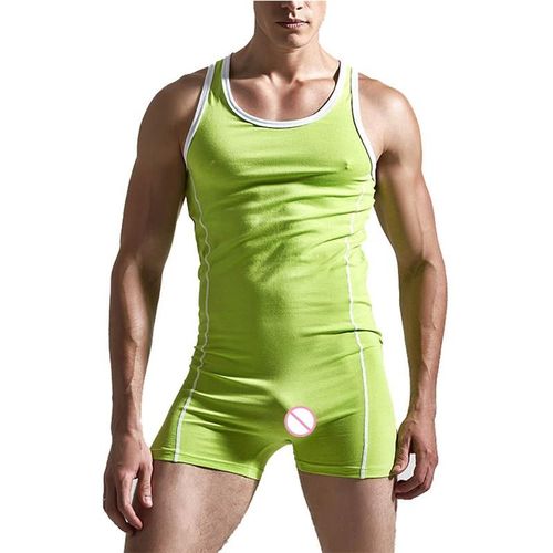 Justaucorps Multicolore Pour Hommes, Sous-Vêtements Sexy, Body Sans Manches, Combinaison Façonnant, Gilet Une Pièce, Lingerie, Grande Taille