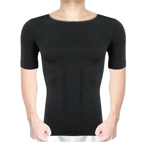 Gilet Amincissant Pour Hommes, Chemises De Compression, Façonnant Le Corps, T-Shirt De Gymnastique, Débardeur, Contrôle De L'abdomen, Sweat-Shirt De Sport
