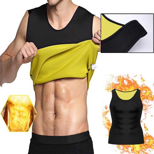 Hommes Corps Shaper Gilet Sweat Shapewear Débardeurs Shapers Fitness Perdre Du Poids Entraînement Sport Corset Gilet Sans Manches