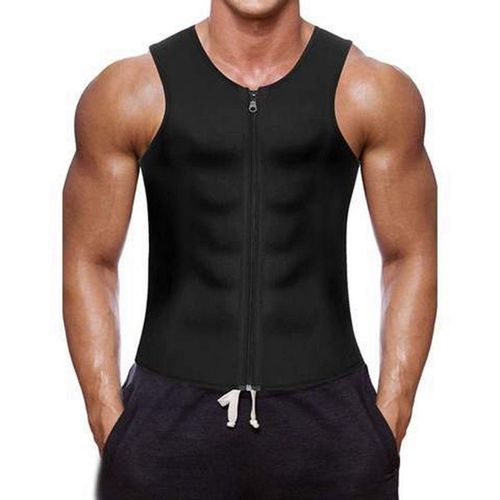 Hommes Sauna Gilet Entraînement Corps Shaper Abdomen Réduisant Shapewear Sueur Ceinture Formateur Ceinture Corset Débardeur Chemise Gros Brûlant