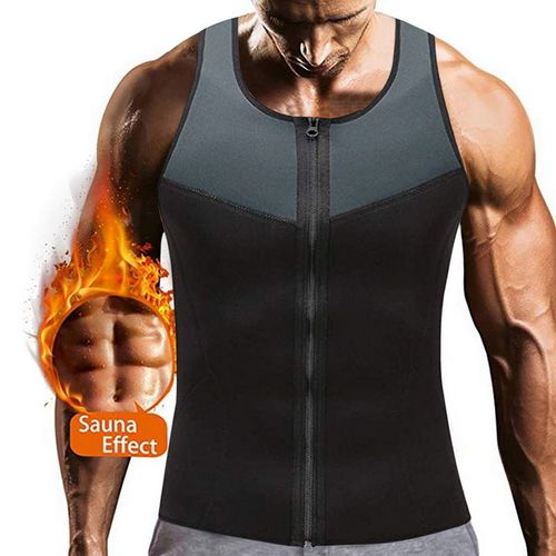 Hommes Sauna Gilet Entraînement Corps Shaper Abdomen Réduisant Shapewear Sueur Ceinture Formateur Ceinture Corset Débardeur Chemise Gros Brûlant