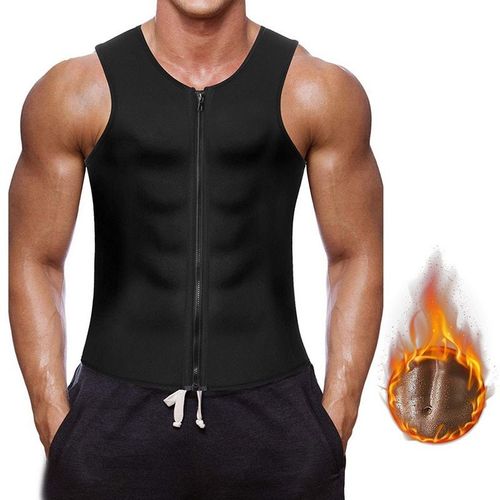 Hommes Sauna Gilet Entraînement Corps Shaper Abdomen Réduisant Shapewear Sueur Ceinture Formateur Ceinture Corset Débardeur Chemise Gros Brûlant