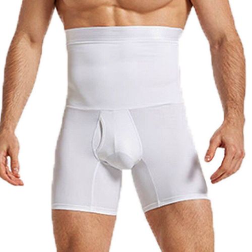 Hommes Shapers Shapewear Minceur Pantalon Fitness Taille Haute Stretch Ventre Ventre Contrôle Sous-Vêtements Taille Formateur