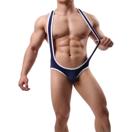 Body Sexy En Soie Glacée Pour Hommes, Sous-Vêtements, Slip D'arrimage, Lutte, Singlet Façonnant, Leotard, Combinaisons À Bretelles