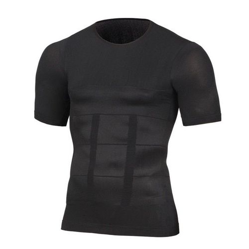Hommes Compression Sans Couture Minceur Gilet Taille Formateur Débardeur Contrôle Ventre Cacher Homme Poitrine Grosse Chemise