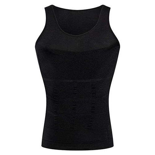 Hommes Compression Sans Couture Minceur Gilet Taille Formateur Débardeur Contrôle Ventre Cacher Homme Poitrine Grosse Chemise