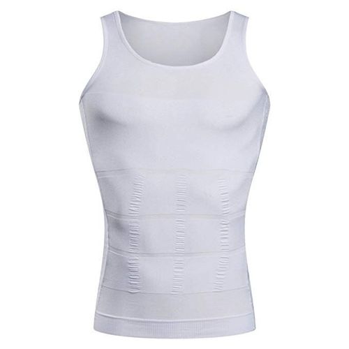 Hommes Compression Sans Couture Minceur Gilet Taille Formateur Débardeur Contrôle Ventre Cacher Homme Poitrine Grosse Chemise