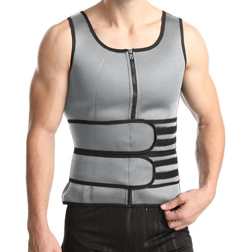 Corps Shaper Hommes Gilet Taille Formateur Ceinture Sweat Chemise Corset Haut Ceinture Formateur Shapers Minceur Shapewear Graisse Brûler Fitness
