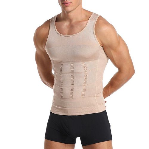 Hommes Gynécologie Compression Chemise Taille Formateur Minceur Sous-Vêtements Corps Shaper Contrôle Du Ventre Mince Maillot De Corps Posture Fitness Nous