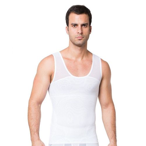 Sous-Vêtements Orthopédiques Pour Hommes, Ceinture En Nylon Mince, Sculpture Du Corps, Gilet Mince Élastique, Taille De L'abdomen, Débarhauts Noirs Et Blancs