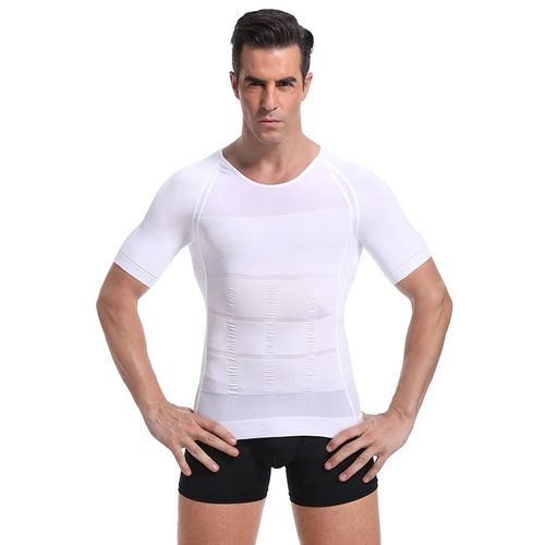 Maillot De Corps Moulant Pour Hommes, Corset De Gymnastique, Fitness, Contrôle Du Ventre, Élastique, Correcteur De Forme Du Ventre, Amincissant