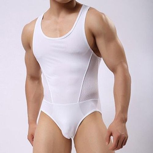 Kwa N.Z Body Hommes Corset De Glace Haute Élasticité Une Pièce Vêtements Shapers Mince Corps Correcteur Sculptant Tirant Sous-Vêtements