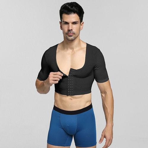Gilet Remodelant La Poitrine Pour Homme, Soutien-Gorge Sexy, Correcteur De Posture, Compression Du Dos, Corset