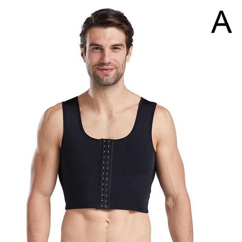 Gilet Remodelant La Poitrine Pour Homme, Soutien-Gorge Sexy, Correcteur De Posture, Compression Du Dos, Corset