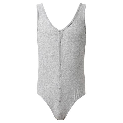 Hommes Hommes Barboteuses Col Rond Sans Manches Body Sport Salle De Sport Fitness Couleur Unie Justaucorps Presse Bouton Fermeture Combinaisons Maigres