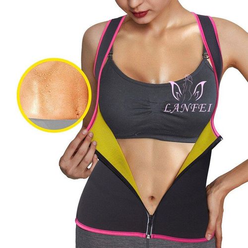 Gilet De Sauna Amincissant Pour Femmes, Modelage Du Corps, Fitness, Réduction Du Ventre, Contrôle Du Ventre, Chemise Façonnant La Taille, Corset
