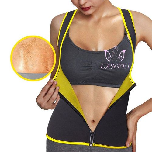 Gilet De Sauna Amincissant Pour Femmes, Modelage Du Corps, Fitness, Réduction Du Ventre, Contrôle Du Ventre, Chemise Façonnant La Taille, Corset